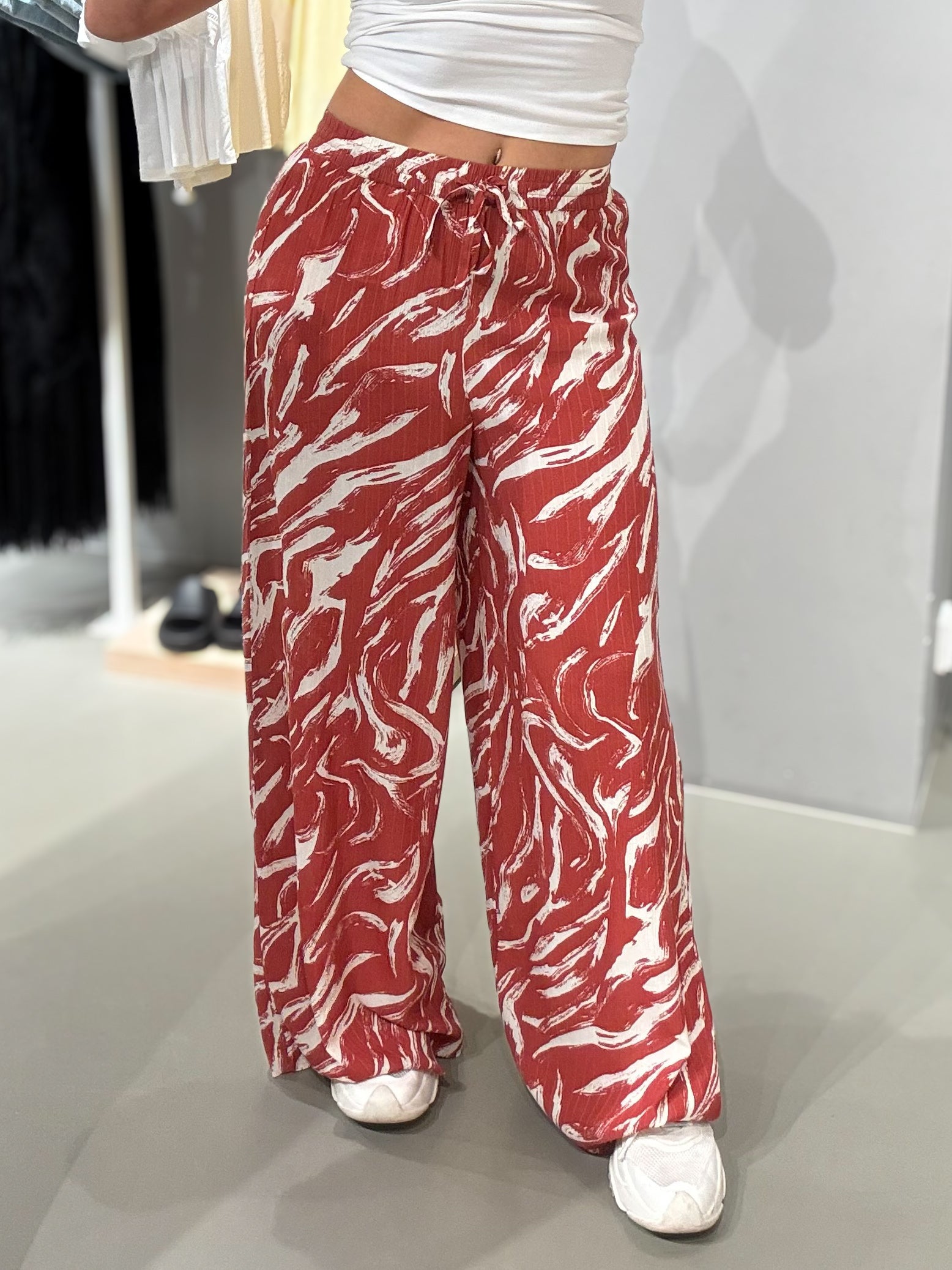 VIMITTIA Trousers - Burnt Brick